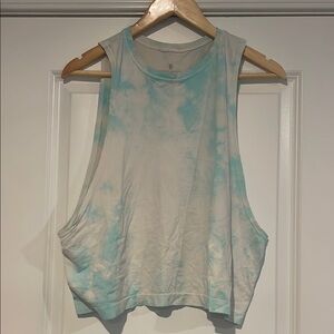 Spiritual Gangster Blue Muscle Tee Crop